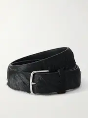 [The Row] The Row - Maxi Classic Calf Hair Belt - Black - M M Black