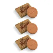 3 X RAW Hydrostone Humidifier Terracotta Tobacco Moisture Clay Stone Smoke Herb