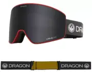 Dragon PXV2 Block Red Lumalens Dark Smoke/Rose Snow Goggle NIB NEW 2021