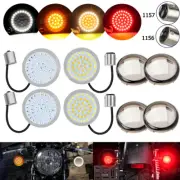 Front Rear LED Bullet Turn Signal Light 1156 1157 for Harley Davidson Motorcycle
