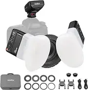 GODOX MF12-DK1 Macro Flash With Xproii S Flash Trigger 2.4G Wireless Control, TTL/M Mode for Sony A6400/A74/A7R5/ZV-E10, Dental Photography