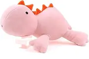 Weighted Dinosaur Plush Throw Pillowd 16" 1.5lbs, Pink Dinosaur Weighted Stuffed Animal , Cuddle Plushies for Kids Birthday…