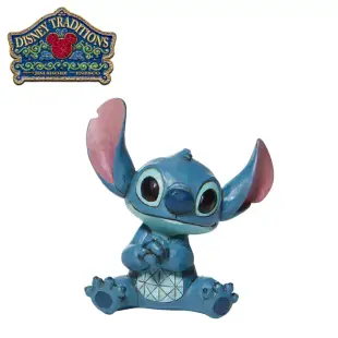 【正版授權】Enesco 迷你史迪奇 坐姿塑像 公仔/精品雕塑/塑像 Stitch 星際寶貝 迪士尼