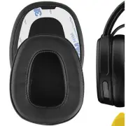 Geekria Protein Leather Ear Pads for Skullcandy Crusher Wired Headphones (Black)