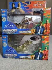Joy Ride Orange County Choppers American Mikey's & Jet Bike Motorcycle 1:18 Gold