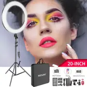 Neewer 20-inch Dimmable Bi-color Circle LED Ring Light Kit with 2M Light Stand