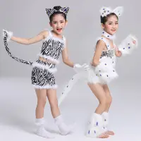 在飛比找蝦皮商城精選優惠-【現貨】兒童舞衣 舞蹈衣 女童洋裝 兒童表演服 貓波斯貓學貓