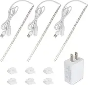 3Pcs Sewing Machine Light Strip with Touch Dimmer, 12in Sewing Machine Lights Led Strip with 60LEDS, Daylight White Sewing Machine Light Fits All Sewing Machines