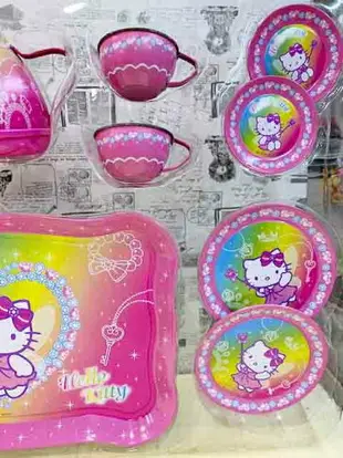 【震撼精品百貨】Hello Kitty 凱蒂貓-三麗鷗 kitty 鐵製餐具辦家家酒玩具#29205 震撼日式精品百貨