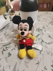Disney Store The Spirit of Mickey Mouse Retired Bean Bag Plush Toy 9" NWT