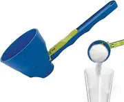 Measuring Spoon Funnel, 2 In 1 Sliding Scoop Funnel, Powder Funnel Scoop Water Bottles, Spill-Proof Funnel Scooper With Long Handle, Multipurpose Scoops For Protein Pulver, Coffee, Spices, Salt, Sugar