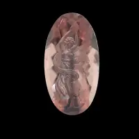 在飛比找Yahoo!奇摩拍賣優惠-藝術凹雕天然摩根石(Morganite)裸石11.49ct 