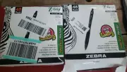 ZEBRA PEN Z-Grip Retractable Ballpoint Pen 1 mm Med Black 48 Pack of 2 ~85 total