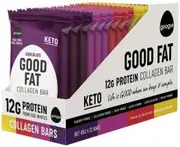GOOGYS Good Fat Collagen Bar Mixed 45g x 12 Display