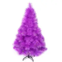 在飛比找ETMall東森購物網優惠-摩達客耶誕★台灣製4尺/4呎(120cm)特級紫色松針葉聖誕