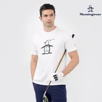 在飛比找momo購物網優惠-【Munsingwear】企鵝牌 男款白色企鵝印花純棉舒適百