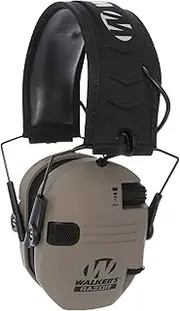 Walker's Game Ear Razor Slim Electronic Muff, Flat Dark Earth, One Size, GWP-RSEM-FDE