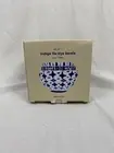West Elm Set of 3 Indigo Tie Dye Nesting Bowls New in Box Indigo Blue and White
