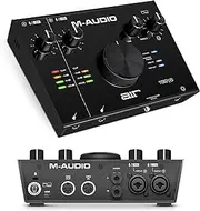 M-Audio AIR 192x6 USB C MIDI Audio Interface for Recording, Podcasting, Streaming, Studio Quality Sound, 2 XLR in and Music Production Software