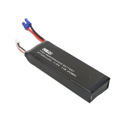 7.4V Lipo Battery Black 10C 2700mAh Female EC2 Plug Stable Accurate RC