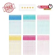 Mascara Applicator Brushes 60PCS Eyebrow Spoolies Mascara Disposable Eyelash