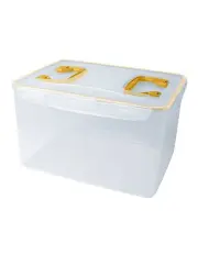 [Lock 'n' Lock] Pet Large Dry Food Storage Container 16L in Yellow/Clear
