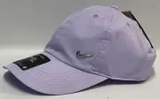 NIKE KIDS CLUB CAP CHROME SWOOSH LILAC BLOOM DRI FIT UNSTRUCTURED