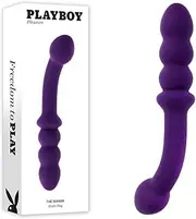 Playboy Pleasure The Seeker Rechargeable Dual Ended Silicone Vibrator