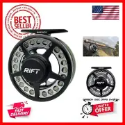 Fly Fishing Reel, Carbon Disc Drag, Full CNC-Machined Anodized Aluminum Fly R...