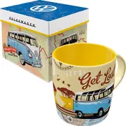 Nostalgic Art Volkswagen Bulli Let's Get Lost 330ml Novelty Mug/Gift Box Combo