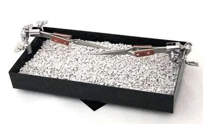 Rotating Annealing Soldering Pan For Soldering With Pumice & 2 Tweezers