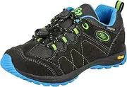 [Brütting] Unisex Children's Bergen Low Trekking & Hiking Shoes, Anthracite Blue Lemon, 39 EU