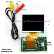 2AV LCD Controller Board With 3.5" TM035KDH03 LCD Screen Panel 320x240