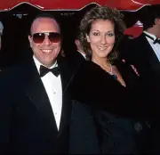 Tommy Mottola and Celine Dion during The 70th Annual Academy Award- Old Photo