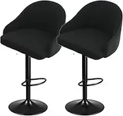 Stretch Bar Stool Covers 2/4/1 Pack Pub Counter Stool Chair Covers, Washable Barstool Seat Slipcover with Elastic Bottom(H19,2PCS)