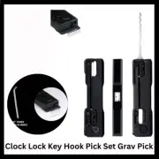 Clock Lock Key Hook Pick Set Grav Pick Toy Decompression Tool Pick-up Kit Repair