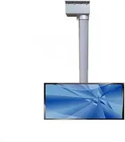 Universal TV Stand Motorized Tv Mount, Tv Lift Mechanism with Remote, Adjustable Height Telescoping Ceiling TV Bracket, for Large Screen 26-70 Inch TVs, 2 Installation Me(150cm)
