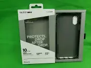 tech21 Protective Pure Tint Slim Back Case Cover for Apple iPhone XR, Carbon