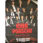 泰星周邊 黑幫少爺愛上我 KINN PORSCHE THE SERIES WORLD TOUR海報 簽名海報 親簽