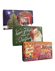 [English Soap Company] Christmas Delights Trio Soap Bar Value Pack