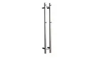 HOTWIRE Hotwire - Heated Towel Rail - Double Vertical Square Bar (W180mm x H1200mm) - Polished Stainless Steel