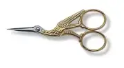 Victorinox Stork Embroidery Gold-Plated Scissors - 12cm