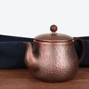 Small Hammered Tea Pot 500ml Mini Water Kettle for Travel Outdoor Restaurant