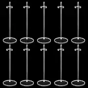 Dxhycc 10 Pcs Acrylic Doll Stands Display Holder for 11" to 13" Dolls Mini Display Holder