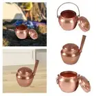 Copper Pot with Lid Saucepan Cookware Soup Pot for Chef Cooking Restaurant
