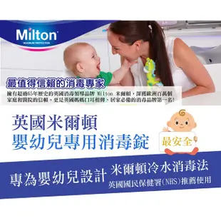 英國 Milton 米爾頓 消毒錠40入x2+大象噴瓶組(3隻空瓶)【麗兒采家】