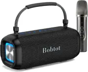 Karaoke Machine/Bluetooth Speaker a Wireless Microphone Portable Waterproof NEW!