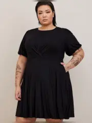 Torrid Super Soft Balloon Sleeve Aline Dress 2X NWT