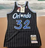 MITCHELL & NESS AUTHENTIC SHAQUILLE O’NEAL M 40 ORLANDO MAGIC JERSEY $325 RETAIL