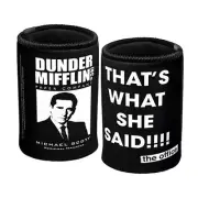 The Office Michael Scott Design Stubby Can Cooler Man Cave Birthday Gift
